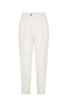 Brunello Cucinelli Diagonal Twill Trousers In Panama