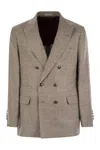 Brunello Cucinelli Diagonally Deconstructed Jacket For Men