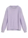 Brunello Cucinelli Diamond-yarn Sweater In Purple
