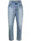 Brunello Cucinelli Distressed-effect Denim Jeans In Blue