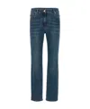 Brunello Cucinelli Distressed-finish Denim Jeans In Blue