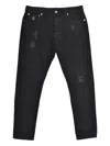 Brunello Cucinelli Distressed Jeans In Black