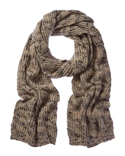Brunello Cucinelli Donna Wool Scarf In Brown