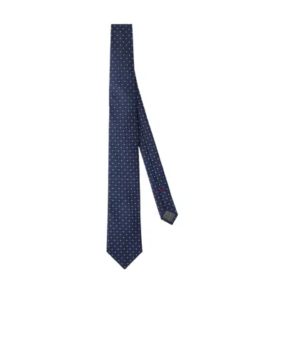 Brunello Cucinelli Dot-jacquard Silk Tie