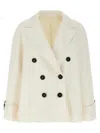 Brunello Cucinelli Double-breasted Blazer Blazer And Suits White