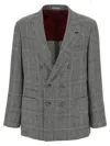 Brunello Cucinelli Double-breasted Blazer Black