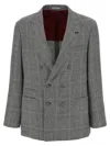Brunello Cucinelli Double-breasted Blazer Black