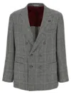Brunello Cucinelli Double-breasted Blazer Black