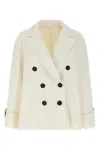 Brunello Cucinelli Double-breasted Blazer Blazer And Suits White