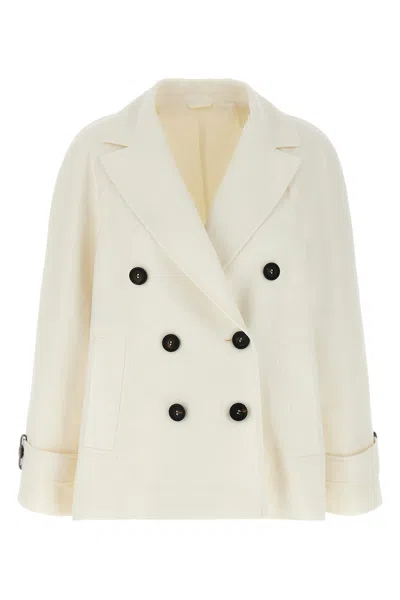 BRUNELLO CUCINELLI BRUNELLO CUCINELLI DOUBLE-BREASTED BLAZER