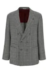 Brunello Cucinelli Double-breasted Blazer Black