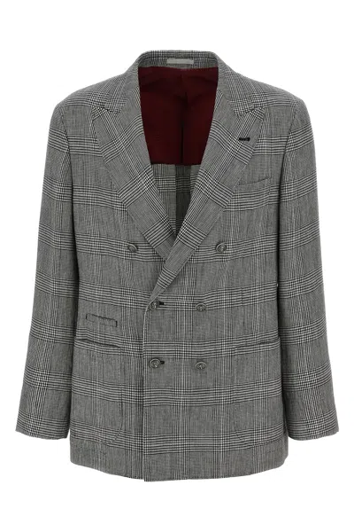 BRUNELLO CUCINELLI BRUNELLO CUCINELLI DOUBLE-BREASTED BLAZER
