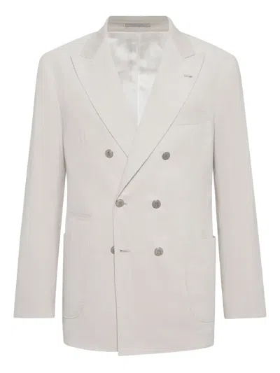 Brunello Cucinelli One-and-a-half Breasted Blazer In White