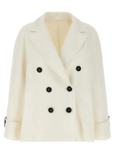 BRUNELLO CUCINELLI BRUNELLO CUCINELLI DOUBLE-BREASTED BLAZER