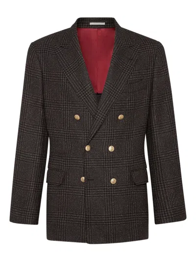 BRUNELLO CUCINELLI DOUBLE-BREASTED BLAZER