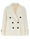 Brunello Cucinelli Double-breasted Blazer Blazer And Suits White
