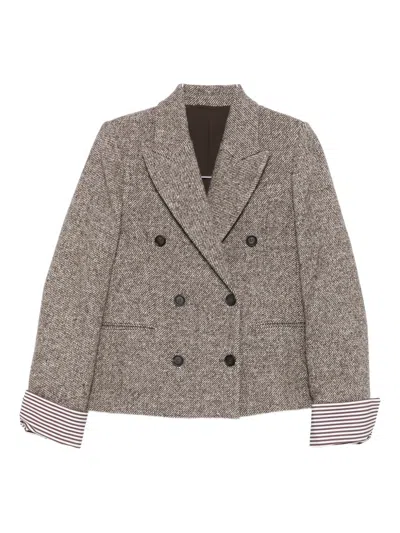BRUNELLO CUCINELLI DOUBLE-BREASTED BLAZER