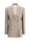 Brunello Cucinelli Jackets In Cacao
