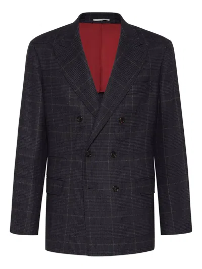 BRUNELLO CUCINELLI DOUBLE-BREASTED BLAZER