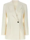 Brunello Cucinelli Tailored Blazer With Double-breasted Design In Neutrals