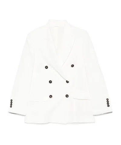 BRUNELLO CUCINELLI DOUBLE-BREASTED BLAZER