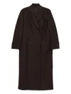 Brunello Cucinelli Double-breasted Buttoned Coat In Black