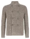 Brunello Cucinelli Double-breasted Cardigan Sweaters And Cardigans Multicolor