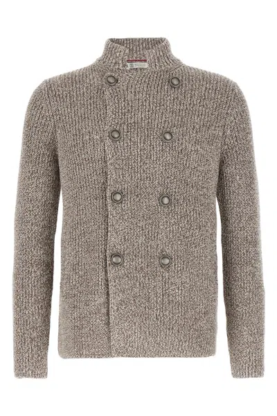BRUNELLO CUCINELLI BRUNELLO CUCINELLI DOUBLE-BREASTED CARDIGAN
