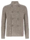 Brunello Cucinelli Double-breasted Cardigan Sweaters And Cardigans Multicolor In Multicolor