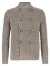 Brunello Cucinelli Double-breasted Cardigan Sweaters And Cardigans Multicolor In Multicolor