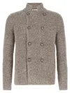 Brunello Cucinelli Double-breasted Cardigan Sweaters And Cardigans Multicolor