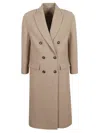 Brunello Cucinelli Double-breasted Cashmere Blend Coat