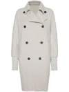 Brunello Cucinelli Women's Cashmere Blend Coat With Batwing Sleeves
