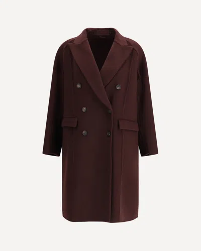 BRUNELLO CUCINELLI DOUBLE-BREASTED COAT