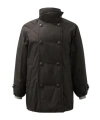 Brunello Cucinelli Long Sleeve Cotton Coat In Black