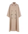 Brunello Cucinelli Double Breasted Coat In Brown