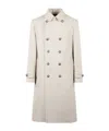 Brunello Cucinelli Double-breasted Coat In Nude