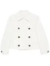 Brunello Cucinelli Cropped Jacket In White