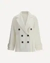 Brunello Cucinelli Double-breasted Blazer Blazer And Suits White