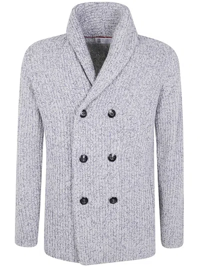 BRUNELLO CUCINELLI BRUNELLO CUCINELLI DOUBLE BREASTED JACKET CLOTHING