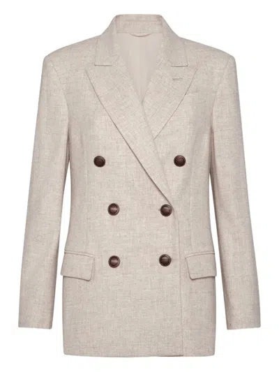 BRUNELLO CUCINELLI DOUBLE BREASTED JACKET