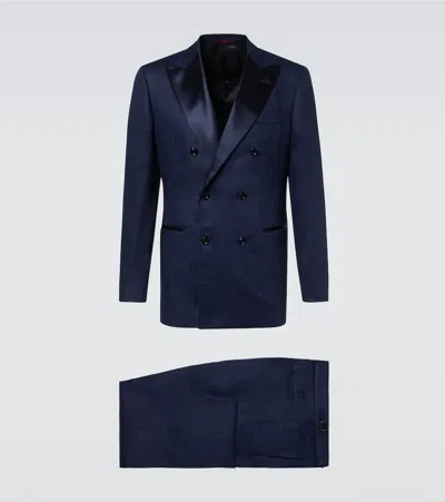 Brunello Cucinelli Double-breasted Linen Tuxedo
