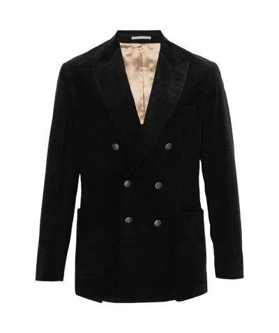 BRUNELLO CUCINELLI BRUNELLO CUCINELLI LONG SLEEVED CORDUROY BLAZER
