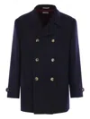 Brunello Cucinelli Double-breasted Wool Coat With Peak Lapels