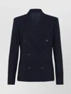 Brunello Cucinelli Double-breasted Wool Jacket Flap Pockets