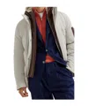 Brunello Cucinelli Double Closure Padded Jacket In White