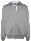 Brunello Cucinelli Double Cloth Sweatshirt In Gray