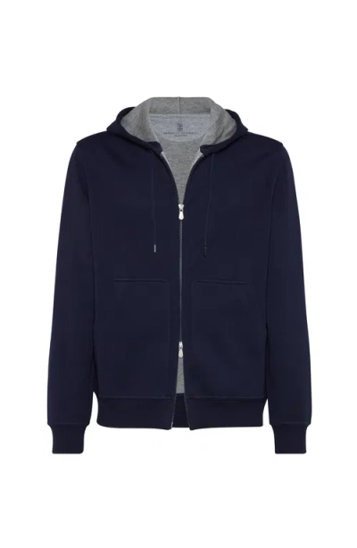BRUNELLO CUCINELLI BRUNELLO CUCINELLI DOUBLE CLOTH SWEATSHIRT