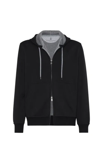 BRUNELLO CUCINELLI BRUNELLO CUCINELLI DOUBLE CLOTH SWEATSHIRT