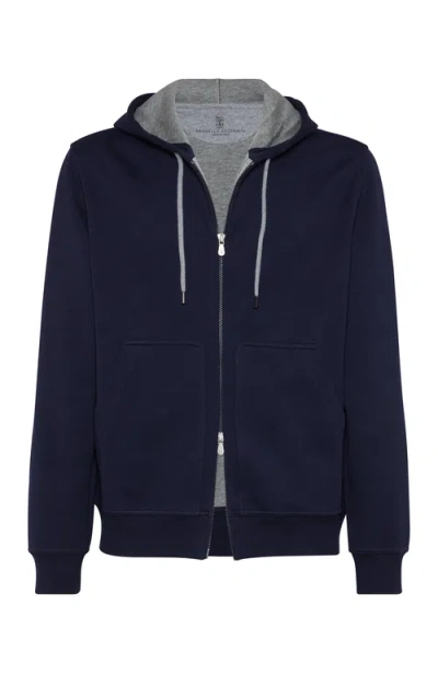 BRUNELLO CUCINELLI BRUNELLO CUCINELLI DOUBLE CLOTH SWEATSHIRT
